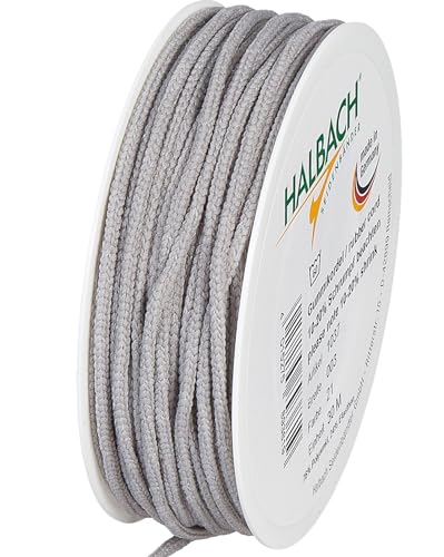 Halbach Seidenbänder elastische Gummikordel | Breite: 3mm Länge: 30m | Gummischnur zum Armbänder selber Machen | Farbe: grau Halbach Seidenbänder elastische Gummikordel | Breite: 3mm Länge: 30m | Gummischnur zum Armbänder selber Machen | Farbe: grau von Halbach Seidenbänder