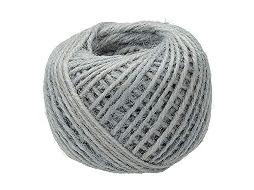 Halbach Makramee Garn Jutekordel, 2mm, 40 Meter (grau) von Halbach