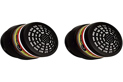 Halbmaske 837242 2 x Respirator K1 Replacement Filter for Half Mask Type Climax Dust Mask Respirator von FERKO