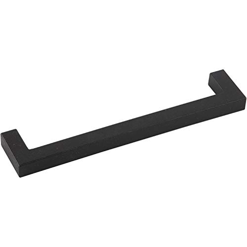 Halcö 0215.055.00.0.17 Möbelgriff Ischgl LA 128 mm, Breite 140 mm, Schwarzstahl geölt, schwarz, 128mm von HALCÖ