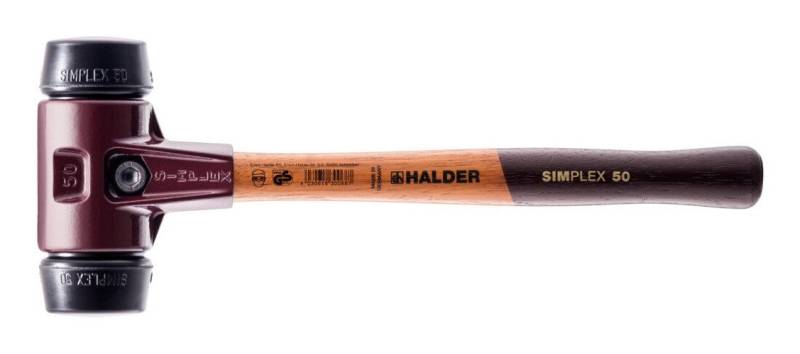 Halder KG Hammer, Schonhammer Simplex 40 mm Gummi von Halder KG