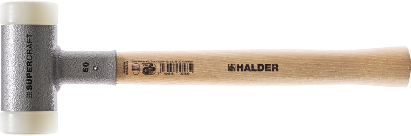 Halder KG Hammer SUPERCRAFT-Hickorystiel für SUPERCRAFT-Schonhammer Ø=20/25 mm 3566.025 von Halder KG