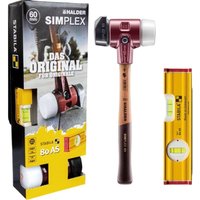 SIMPLEX-Plusbox Galabau Schonhammer D60 stabila Wasserwaage 3027s024 - Halder von Halder