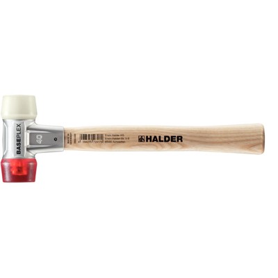 BASEPLEX-Schonhammer, Nylon / Celluloseacetat mit Zinkdruckguss-Gehäuse und Holzstiel | D=40 mm | 3968.040 BASEPLEX-Schonhammer, Nylon / Celluloseacetat mit Zinkdruckguss-Gehäuse und Holzstiel | D=40 mm | 3968.040 von Halder