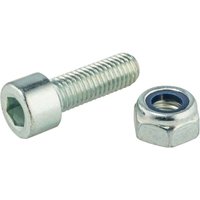 Schraube, Mutter und Federring Set für ø 40 mm Aluminiumgehäuse - Halder von Halder