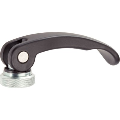 Exzenterschnellspanner, mit Innengewinde/mit Innengewinde, einstellbar | l=63 mm / d1=M5 / Stahl | 23390.0103 von Halder