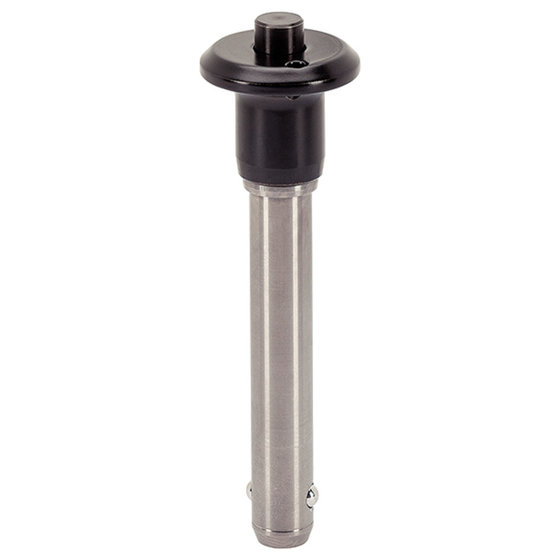 HALDER - Kugelsperrbolzen, selbstsichernd, mit Pilzgriff | d1=20 mm / l1=70 mm / Rostfreier Stahl 1.4542, ausscheidungsgehärtet | 22350.0291 von Halder