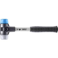 SIMPLEX-Schonhammer, TPE-soft / TPE-mid mit verstärktem Tempergussgehäuse und Fiberglasstiel D=40 mm 3713.040 von Halder