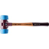 SIMPLEX-Schonhammer, 50:40, TPE-soft mit Tempergussgehäuse und hochwertigem Holzstiel D=50 mm 3001.051 von Halder