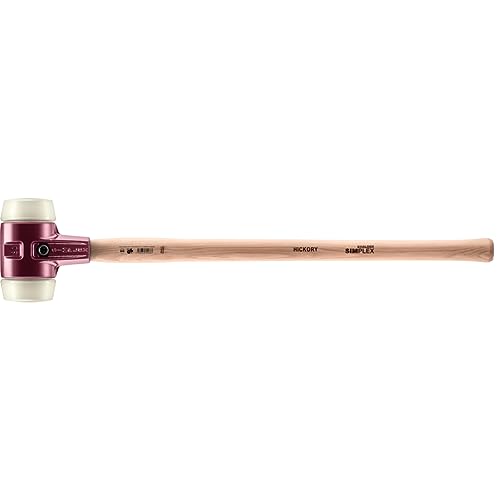 Simplex Vorschlaghammer, Nylon; mit Tempergussgehäuse und Hickorystiel | D=80 mm | 3008.081 Simplex Vorschlaghammer, Nylon; mit Tempergussgehäuse und Hickorystiel | D=80 mm | 3008.081 von HALDER