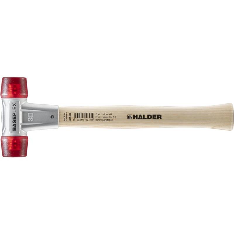 Halder Baseplex Schonhammer Ø 30 mm Celluloseacetat mit Zindruckgussgehäuse Halder Baseplex Schonhammer Ø 30 mm Celluloseacetat mit Zindruckgussgehäuse von Halder