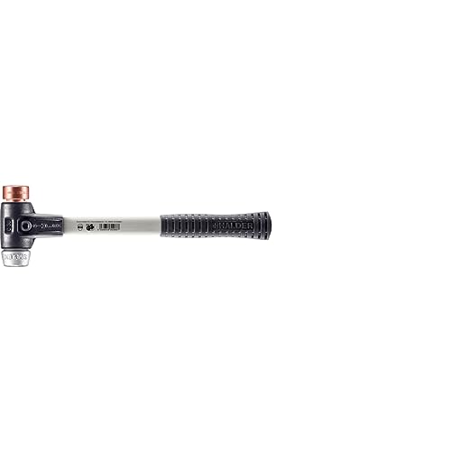 Simplex Schonhammer, Kupfer / Weichmetall; mit verstärktem Tempergussgehäuse und Fiberglasstiel | D=30 mm | 3749.030 von HALDER