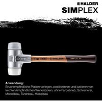 Halder Schonhammer Simplex Alug. 60mm TPE-mid/SP. von Halder