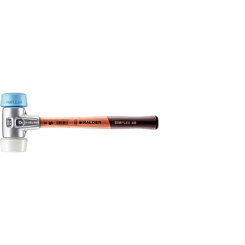 Simplex Schonhammer, 50:40, TPE-soft / Superplastik; mit Aluminiumgehäuse und hochwertigem Holzstiel | D=50 mm | 3117.051 Simplex Schonhammer, 50:40, TPE-soft / Superplastik; mit Aluminiumgehäuse und hochwertigem Holzstiel | D=50 mm | 3117.051 von HALDER