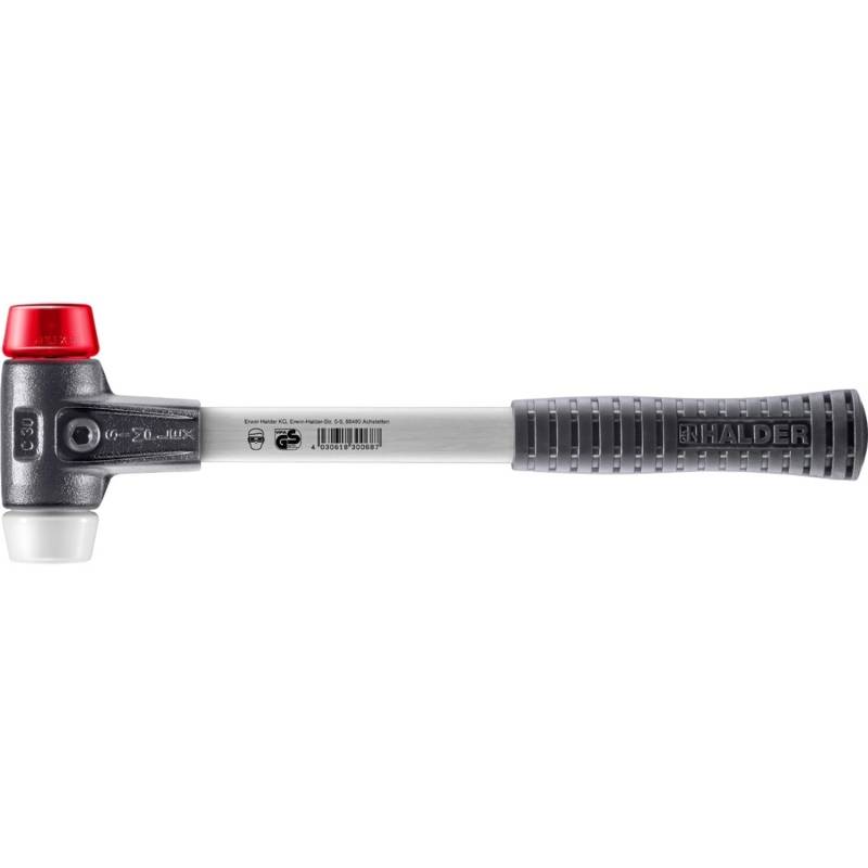 Halder Simplex Schonhammer Ø 30 mm Plastik Rot Superplastik mit Verstärktem Tempergussgehäuse und FiberglasStiel Halder Simplex Schonhammer Ø 30 mm Plastik Rot Superplastik mit Verstärktem Tempergussgehäuse und FiberglasStiel von Halder