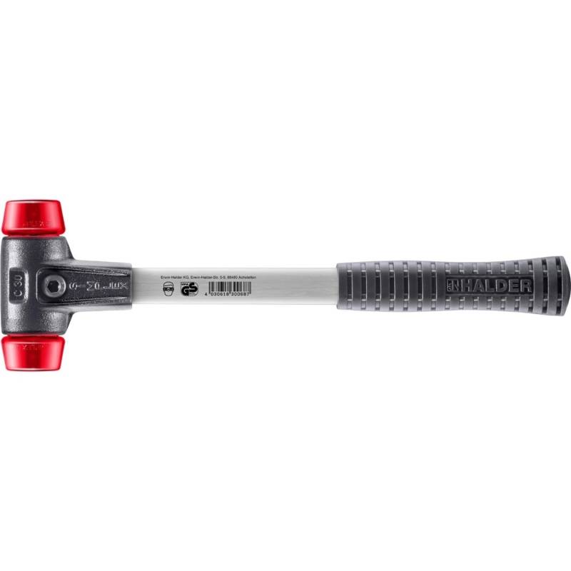 Halder Simplex Schonhammer Ø 30 mm Plastik Rot mit Verstärktem Tempergussgehäuse und FiberglasStiel Halder Simplex Schonhammer Ø 30 mm Plastik Rot mit Verstärktem Tempergussgehäuse und FiberglasStiel von Halder