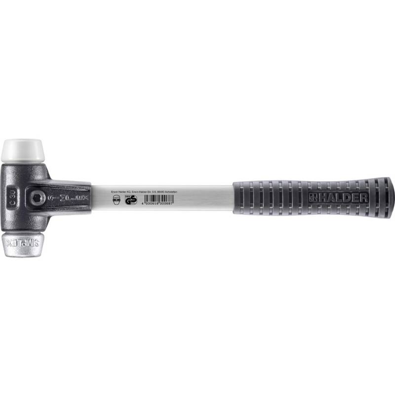 Halder Simplex Schonhammer Ø 30 mm Superplastik Weichmetall mit Verstärktem Tempergussgehäuse und FiberglasStiel Halder Simplex Schonhammer Ø 30 mm Superplastik Weichmetall mit Verstärktem Tempergussgehäuse und FiberglasStiel von Halder