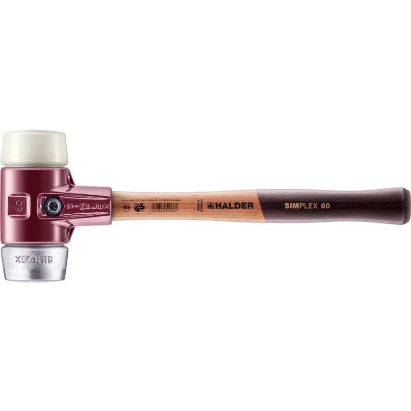 Halder Simplex Schonhammer Ø 60 mm Nylon Weichmetall Halder Simplex Schonhammer Ø 60 mm Nylon Weichmetall von Halder