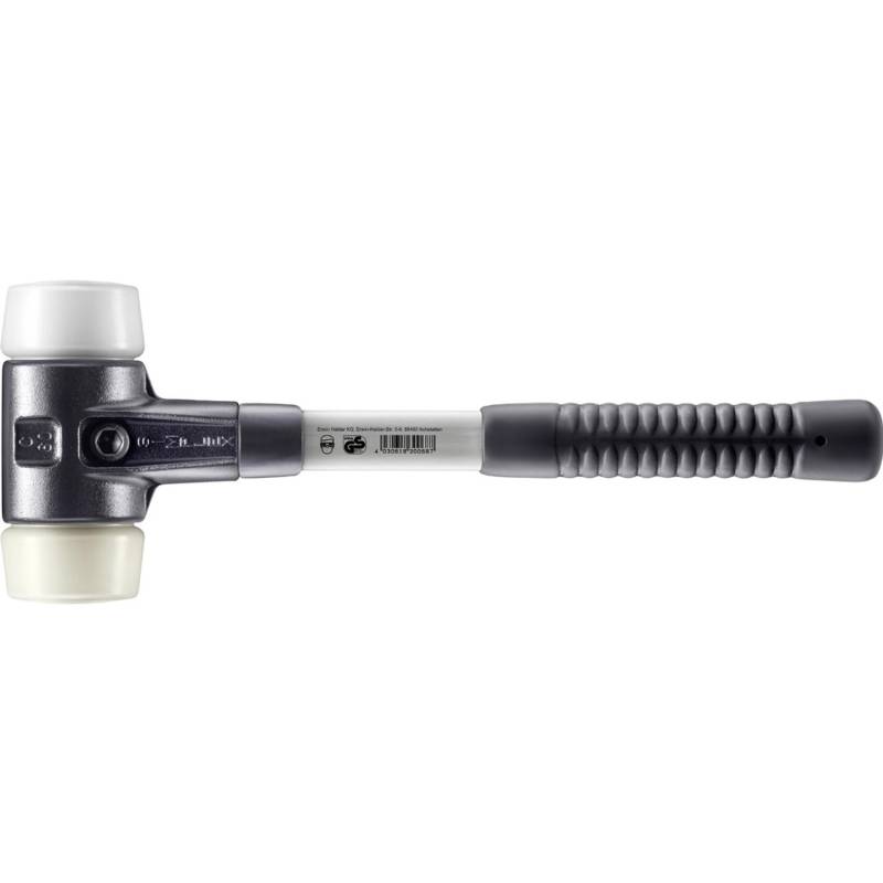 Halder Simplex Schonhammer Ø 60 mm Superplastik Nylon mit Verstärktem Tempergussgehäuse und FiberglasStiel Halder Simplex Schonhammer Ø 60 mm Superplastik Nylon mit Verstärktem Tempergussgehäuse und FiberglasStiel von Halder