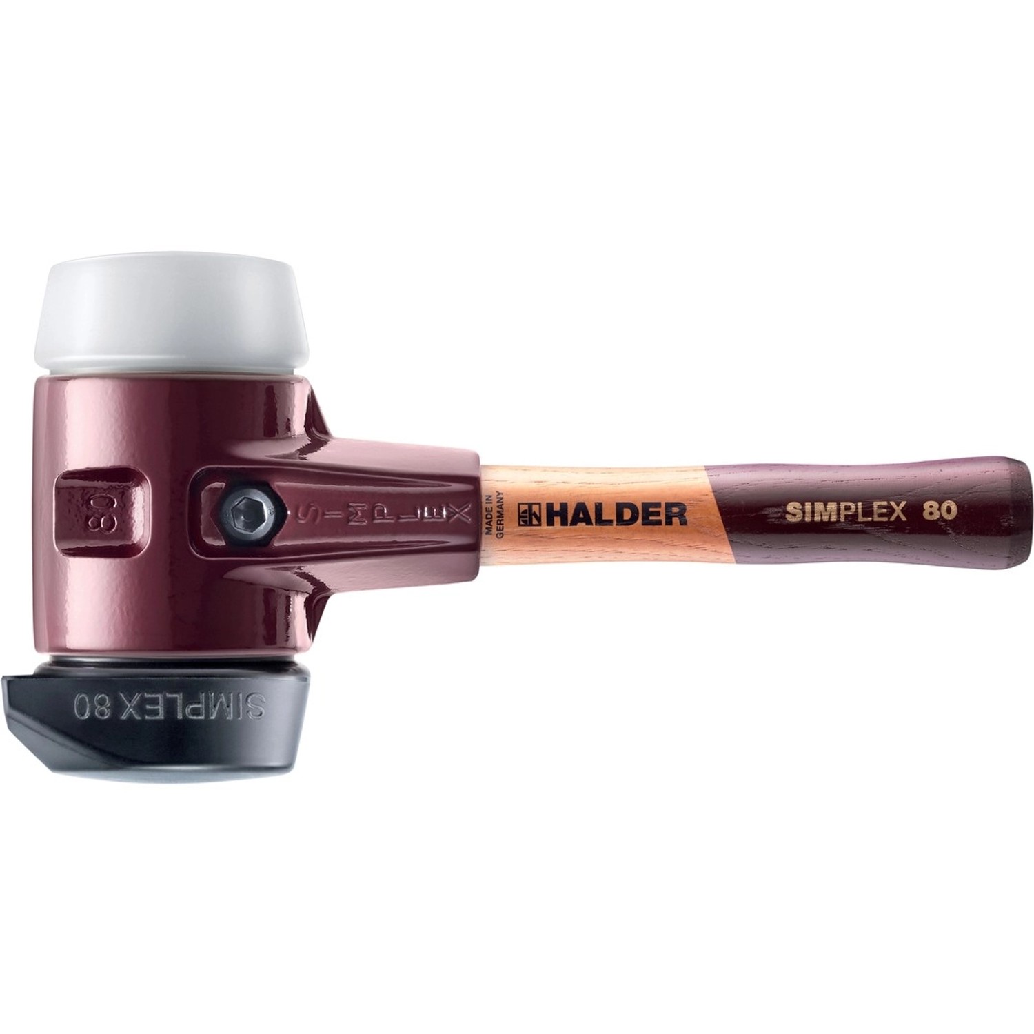 Halder Simplex Schonhammer Ø 80 mm Gummi Superplastik mit Standfuß Extra Kurzer Stiel Halder Simplex Schonhammer Ø 80 mm Gummi Superplastik mit Standfuß Extra Kurzer Stiel von Halder