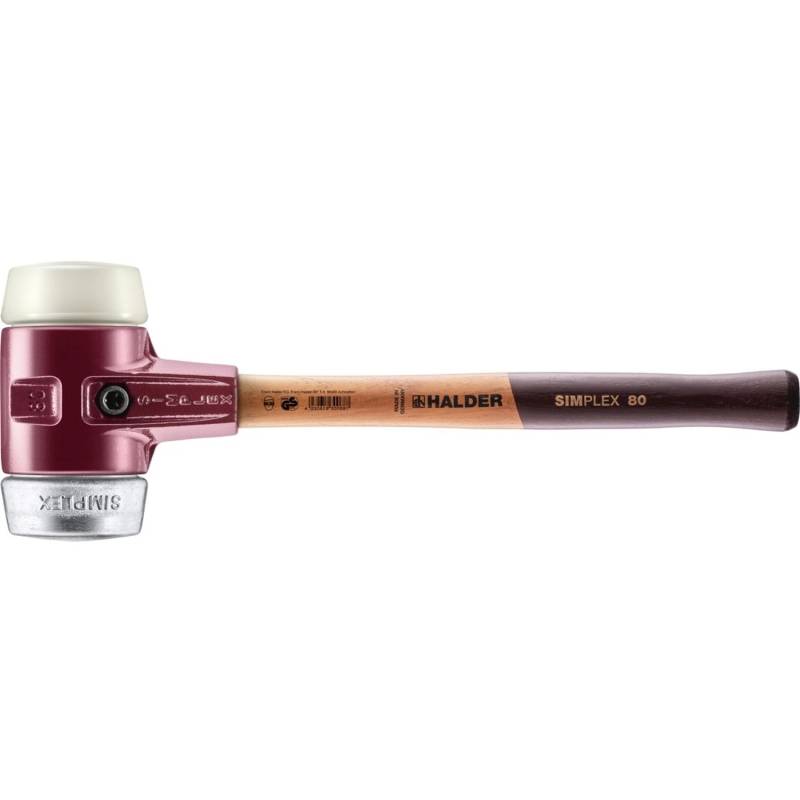 Halder Simplex Schonhammer Ø 80 mm Nylon Weichmetall Halder Simplex Schonhammer Ø 80 mm Nylon Weichmetall von Halder