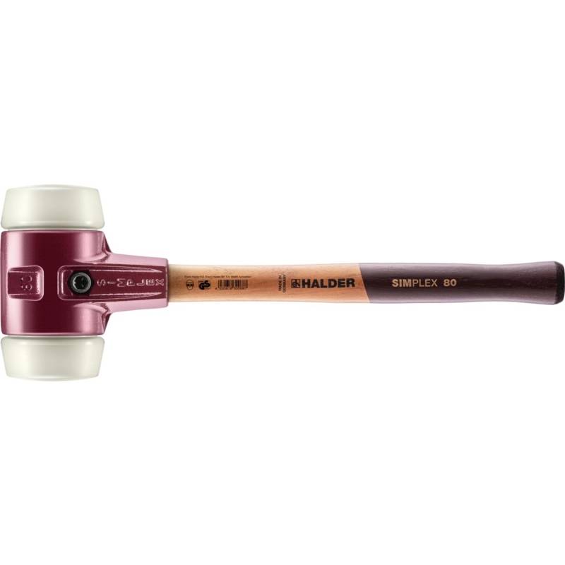 Halder Simplex Schonhammer Ø 80 mm Nylon mit Tempergussgehäuse Halder Simplex Schonhammer Ø 80 mm Nylon mit Tempergussgehäuse von Halder