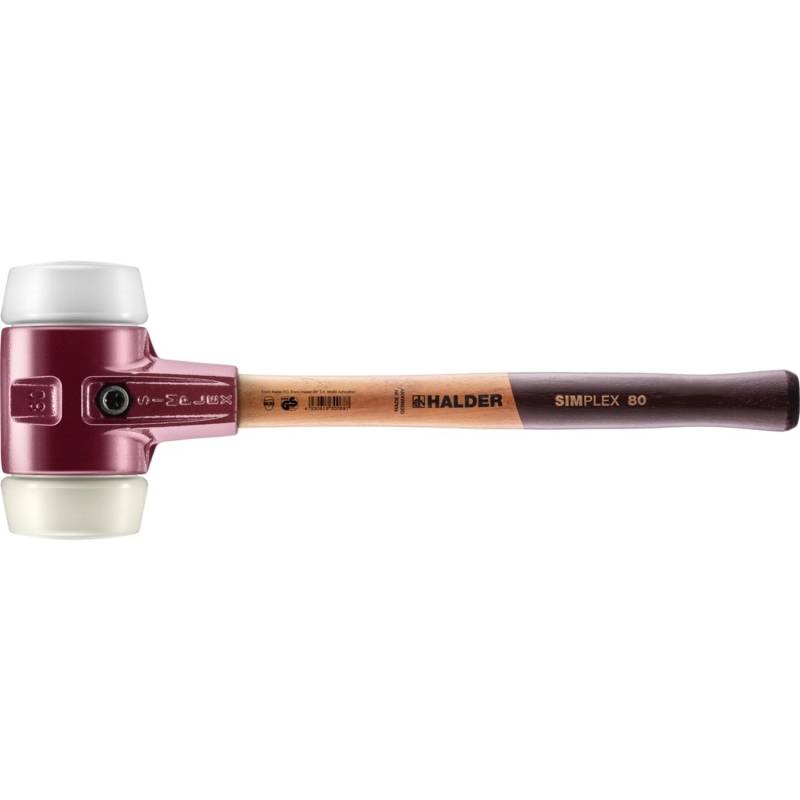 Halder Simplex Schonhammer Ø 80 mm Superplastik Nylon mit Tempergussgehäuse Halder Simplex Schonhammer Ø 80 mm Superplastik Nylon mit Tempergussgehäuse von Halder