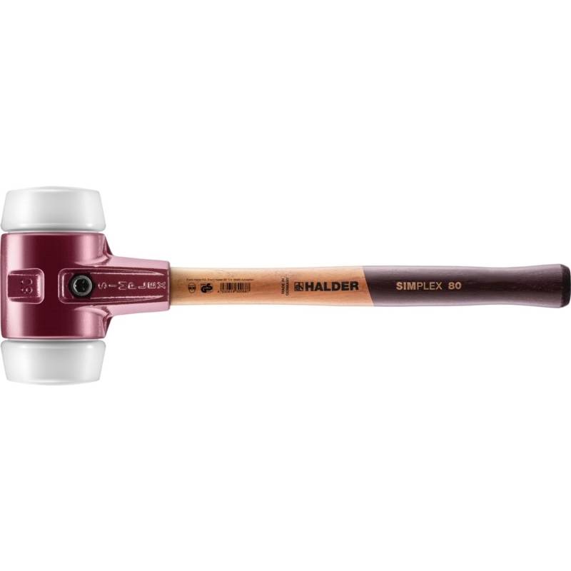 Halder Simplex Schonhammer Ø 80 mm Superplastik mit Tempergussgehäuse Halder Simplex Schonhammer Ø 80 mm Superplastik mit Tempergussgehäuse von Halder