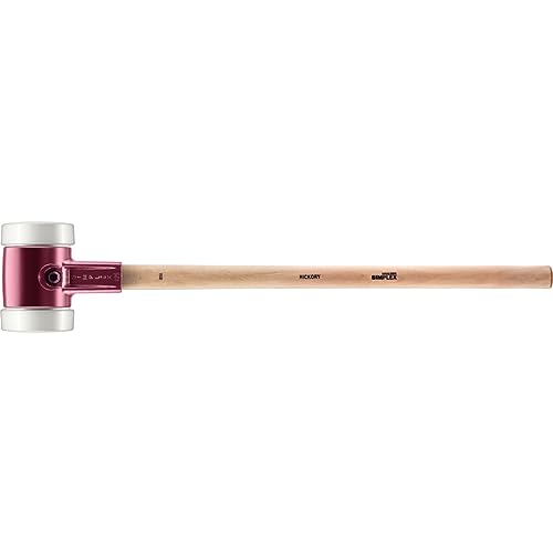 Simplex-Vorschlaghammer mit Stahlgussgehäuse und Hickorystiel, Durchmesser 140/ Stiel 1, 045 mm Superplastik von HALDER