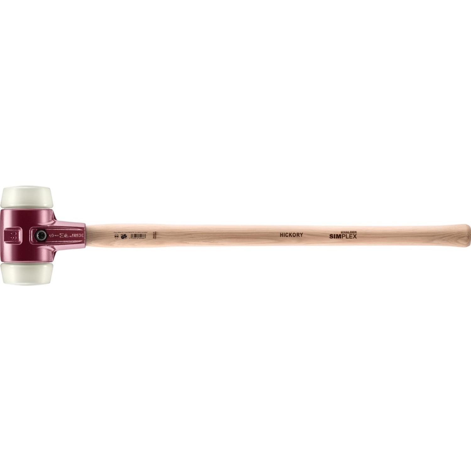 Halder Simplex Vorschlaghammer Ø 80 mm Nylon mit Tempergussgehäuse von Halder