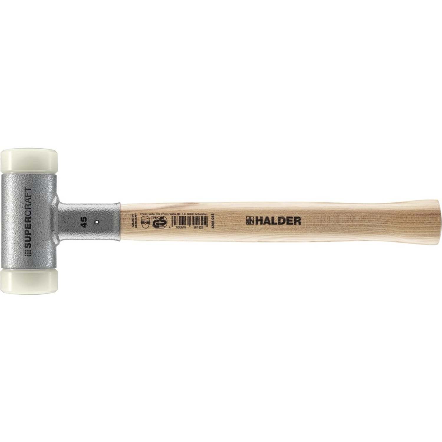 Halder Supercraft Schonhammer Ø 45 mm Rückschlagfrei mit StahlschRotfüllung Halder Supercraft Schonhammer Ø 45 mm Rückschlagfrei mit StahlschRotfüllung von Halder