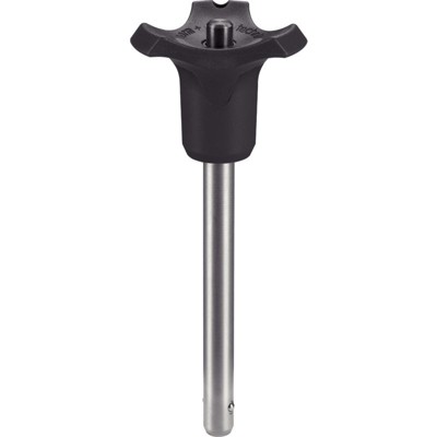 Kugelsperrbolzen, selbstsichernd, mit Kombigriff | d1=20 mm / l1=60 mm / schwarz | 22370.0904 Kugelsperrbolzen, selbstsichernd, mit Kombigriff | d1=20 mm / l1=60 mm / schwarz | 22370.0904 von Halder