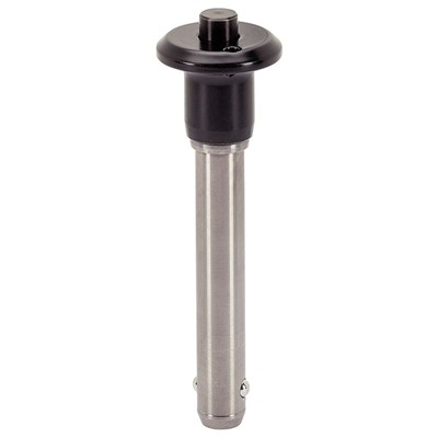 Kugelsperrbolzen, selbstsichernd, mit Pilzgriff | d1=10 mm / l1=60 mm / Rostfreier Stahl 1.4305 | 22340.0252 Kugelsperrbolzen, selbstsichernd, mit Pilzgriff | d1=10 mm / l1=60 mm / Rostfreier Stahl 1.4305 | 22340.0252 von Halder