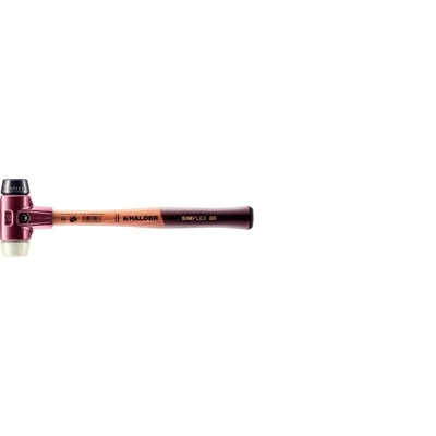 SIMPLEX-Schonhammer, Gummikomposition / Nylon, mit Tempergussgehäuse und hochwertigem Holzstiel | D=30 mm | 3028.030 SIMPLEX-Schonhammer, Gummikomposition / Nylon, mit Tempergussgehäuse und hochwertigem Holzstiel | D=30 mm | 3028.030 von Halder
