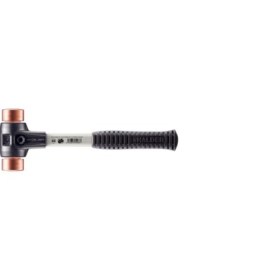 SIMPLEX-Schonhammer, Kupfer, mit verstärktem Tempergussgehäuse und Fiberglasstiel | D=40 mm | 3704.040 SIMPLEX-Schonhammer, Kupfer, mit verstärktem Tempergussgehäuse und Fiberglasstiel | D=40 mm | 3704.040 von Halder