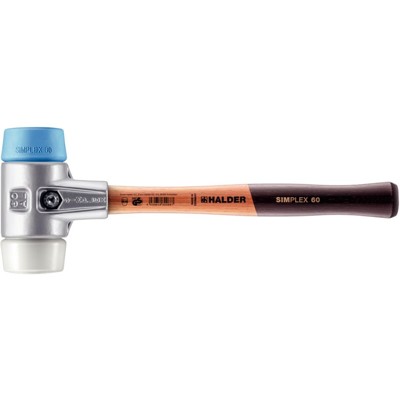 SIMPLEX-Schonhammer, TPE-soft / Superplastik, mit Aluminiumgehäuse und hochwertigem Holzstiel | D=60 mm | 3117.060 SIMPLEX-Schonhammer, TPE-soft / Superplastik, mit Aluminiumgehäuse und hochwertigem Holzstiel | D=60 mm | 3117.060 von Halder