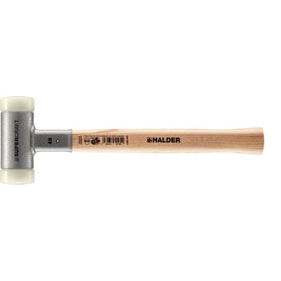 SUPERCRAFT-Schonhammer, mit schwingungsdämpfendem, ergonomisch geformtem und lackiertem Hickorystiel | D=45 mm | 3366.045 von Halder