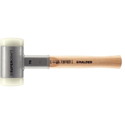 SUPERCRAFT-Schonhammer, mit schwingungsdämpfendem, ergonomisch geformtem und lackiertem Hickorystiel | D=70 mm | 3366.070 SUPERCRAFT-Schonhammer, mit schwingungsdämpfendem, ergonomisch geformtem und lackiertem Hickorystiel | D=70 mm | 3366.070 von Halder