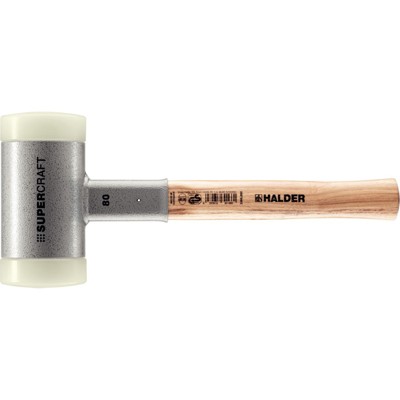 SUPERCRAFT-Schonhammer, mit schwingungsdämpfendem, ergonomisch geformtem und lackiertem Hickorystiel | D=80 mm | 3366.080 SUPERCRAFT-Schonhammer, mit schwingungsdämpfendem, ergonomisch geformtem und lackiertem Hickorystiel | D=80 mm | 3366.080 von Halder