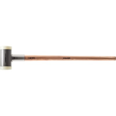 SUPERCRAFT-Vorschlaghammer, mit schwingungsdämpfendem, ergonomisch geformtem und lackiertem Hickorystiel | D=100 mm / Gewicht=7050 g | 3366.107 von Halder