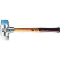 Schonhammer SIMPLEX L.405mm Kopf-D.60mm HO Superplast.weiß/TPE-soft blau HALDER Schonhammer SIMPLEX L.405mm Kopf-D.60mm HO Superplast.weiß/TPE-soft blau HALDER von Halder