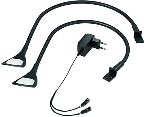 Halemeier LED Anbauleuchte SwanLite 2er Set schwarz nw 12VDC 1.25W, 1. Halemeier LED Anbauleuchte SwanLite 2er Set schwarz nw 12VDC 1.25W, 1. von HALEMEIER