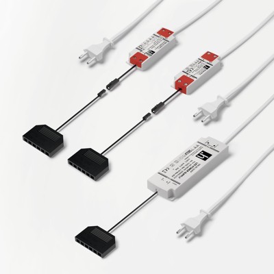 LED-Vorschaltgerät, Euroflachstecker, EVG 12V, 0-30W, 12 Volt DC von Halemeier