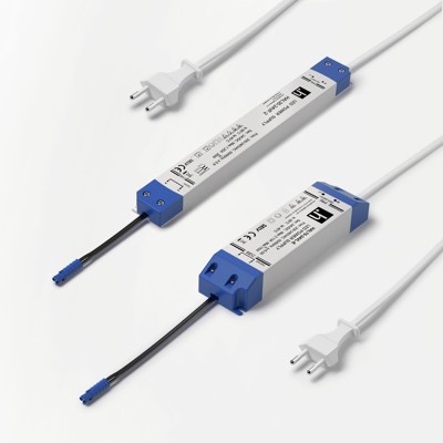 LED-Vorschaltgerät, Euroflachstecker, EVG DIM 24V, 24-75W, 24 Volt DC LED-Vorschaltgerät, Euroflachstecker, EVG DIM 24V, 24-75W, 24 Volt DC von Halemeier