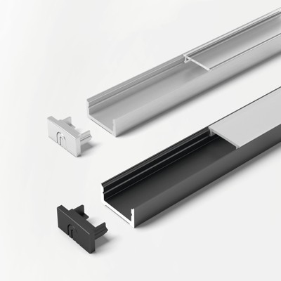 Möbel-Einbauprofil,L 2000mm, ChannelLine D, schwarz, Abd. schwarz Möbel-Einbauprofil,L 2000mm, ChannelLine D, schwarz, Abd. schwarz von Halemeier