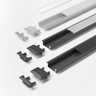 Möbel-Einbauprofil,L 3000mm, ChannelLine C, silberfarbig, Abd. klar Möbel-Einbauprofil,L 3000mm, ChannelLine C, silberfarbig, Abd. klar von Halemeier