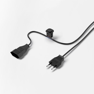 Möbeleinbau-Wippschalter, max. 400W, 230 Volt AC, schwarz Möbeleinbau-Wippschalter, max. 400W, 230 Volt AC, schwarz von Halemeier