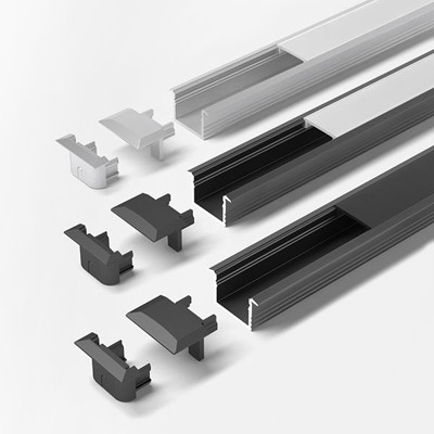 Möbelkanten-Einbauprofil,L 3000mm, ChannelLine B, schwarz, Abd. schwarz Möbelkanten-Einbauprofil,L 3000mm, ChannelLine B, schwarz, Abd. schwarz von Halemeier