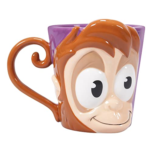 Disney Tasse Aladdin Abu lila/braun, 100% Keramik, Fassungsvermögen ca. 500 ml., in Geschenkbox. von Half Moon Bay