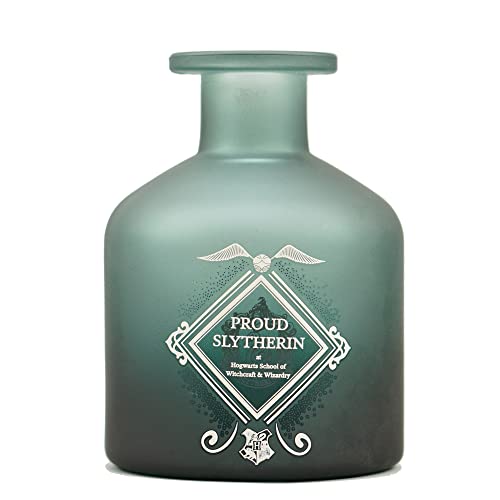 Half Moon Bay - Harry Potter Potions Glasvase – 11 cm – Stolz Slytherin – Harry Potter Potions Flasche – Harry Potter Dekor von Half Moon Bay